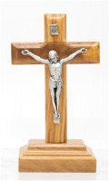 Crucifix bois d'olivier