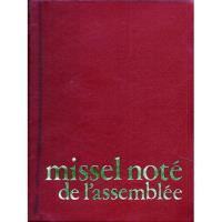 Missel note de l'assemblée